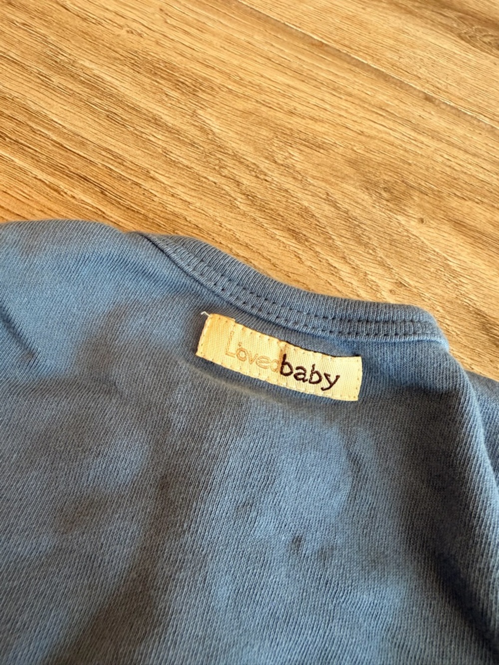L'ovedbaby Blue Footed One-Piece Pajama - Picture 6 of 7